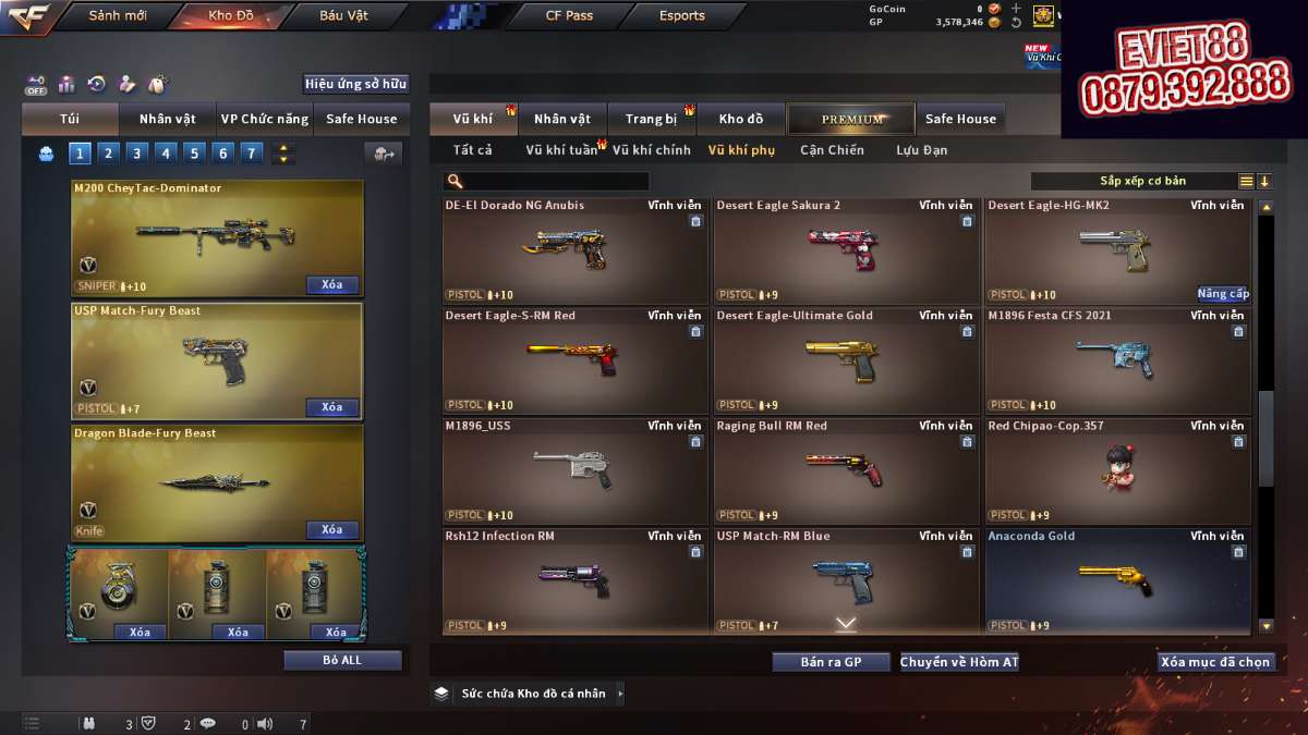 shop acc cf uy tin gia re